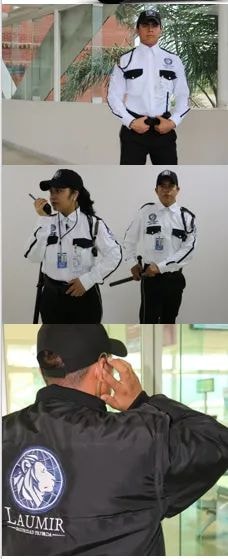 Uniformes del equipo LAUMIR Seguridad